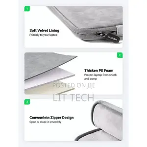 UGREEN LP187 Laptop Sleeve Case (UG-60985)13-inch to 13.9-Inch Gray