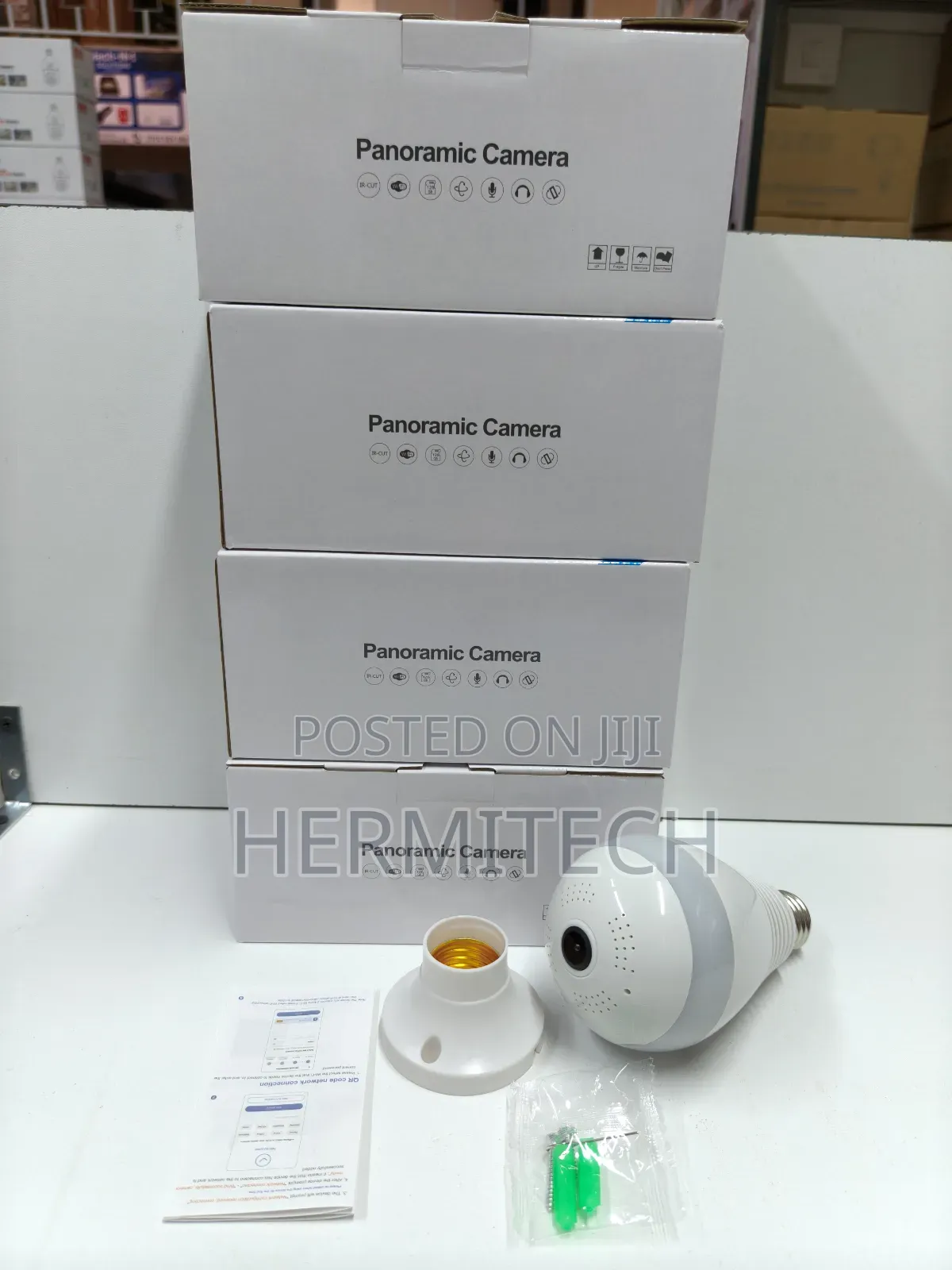 Panoramic CCTV Camera for Wide-Area Security Monitoring