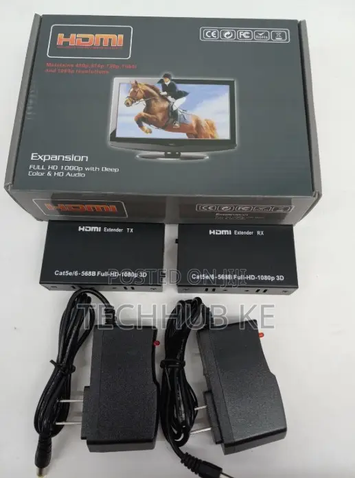 HDMI Extender Over Single CAT5e/6 Cable 60 MTS