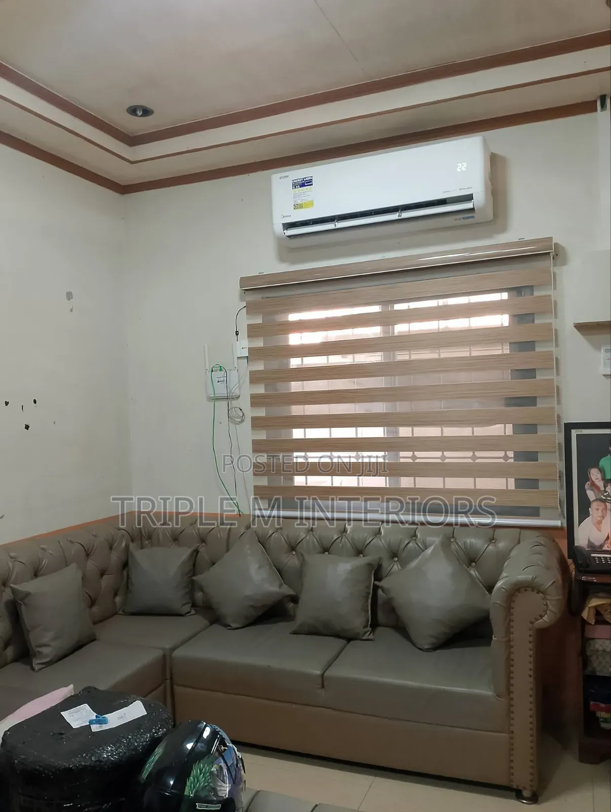 Elegant Zebra Roller Blinds for Home Window Decor