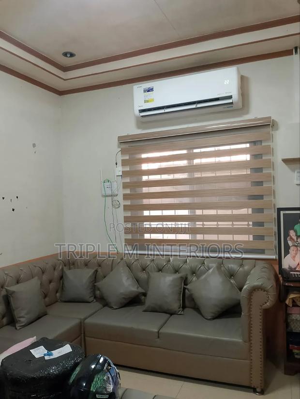 Elegant Zebra Roller Blinds for Home Window Decor - main view