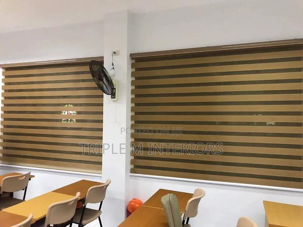 Professional Office Zebra Roller Blinds - Privacy Shades - thumbnail 2