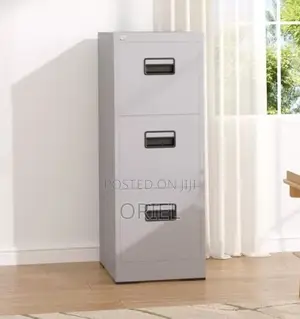 Office Cabinet : Steel Office File Cabinet With Three Drawers