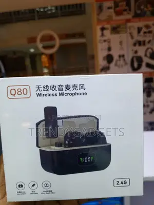 Wireless Lavalier Mic 2 in 1 for Android iPhone Video Recording