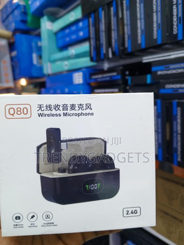 2 in 1 Wireless Clip Microphone for Android iPhone Noise Cancel - main view