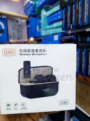 2 in 1 Wireless Clip Microphone for Android iPhone Noise Cancel