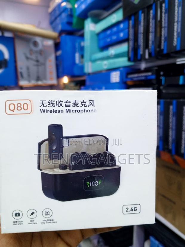 2 in 1 Wireless Clip Microphone for Android iPhone Noise Cancel - thumbnail 2