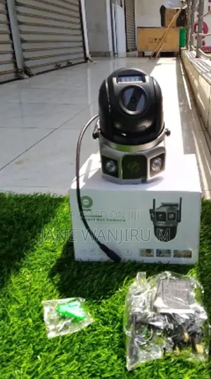 Dual Lens WiFi Security Camera – HD Surveillance