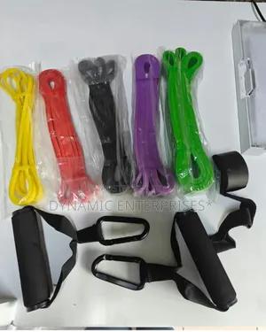 5 in One Resistance Bands With Handles and Anchor