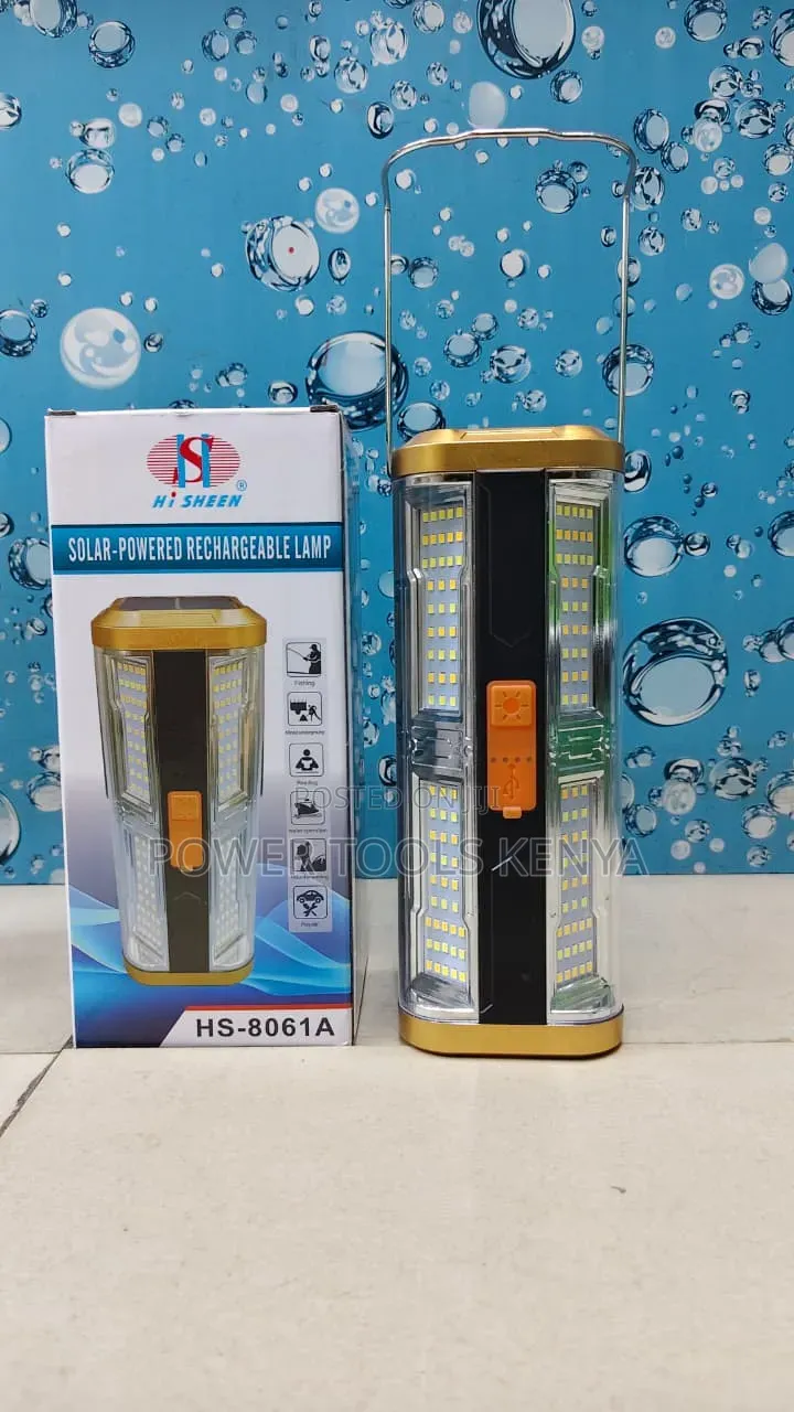 Solar-Powered Rechargeable Lantern