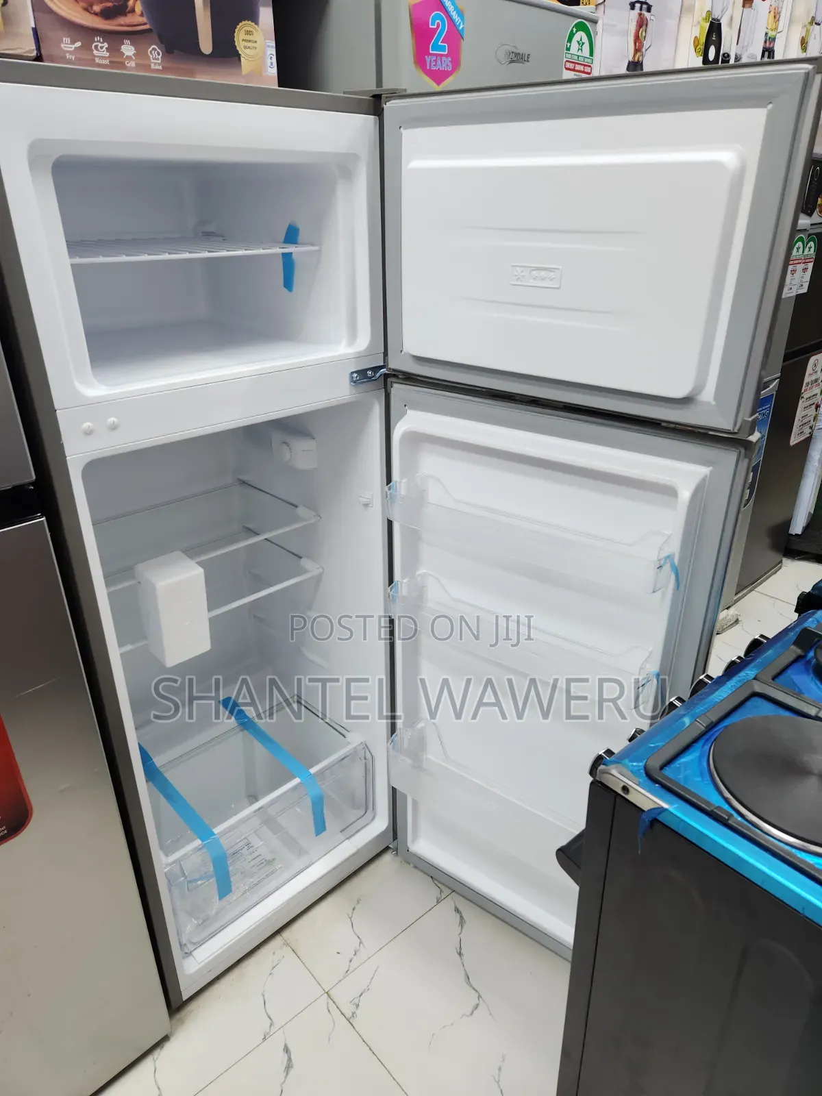 Roch 100w Double Door Refrigerator