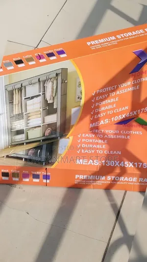 at 1800, We Offer 3 Column Metallic Wardrobe