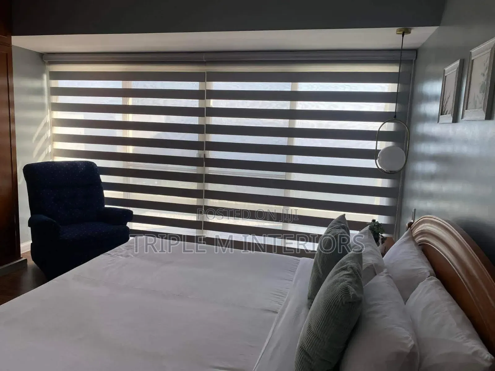 Office Sun Protection Zebra Blinds - Easy Pull System