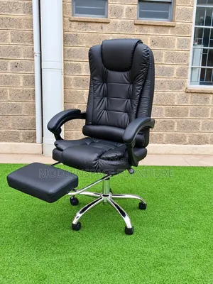 Executive Reclining Office Chair With Footrest