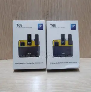 T68 Wireless Dual Lavalier Microphone – Clear Sound
