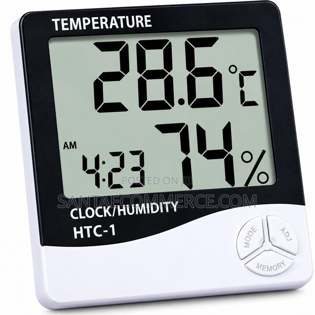 HTC-1 Digital LCD Thermometer and Hygrometer - main view