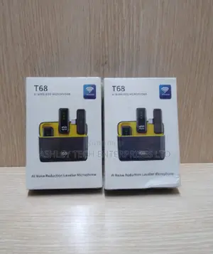 T68 Wireless Lavalier Mic – 2 Transmitters