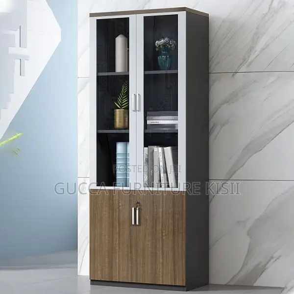 Two Door Wooden Office Cupboard
