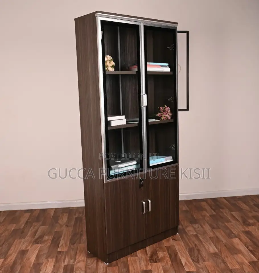 Two Door Wooden Office Cupboard