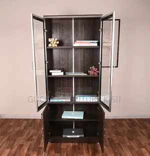 Two Door Wooden Office Cupboard