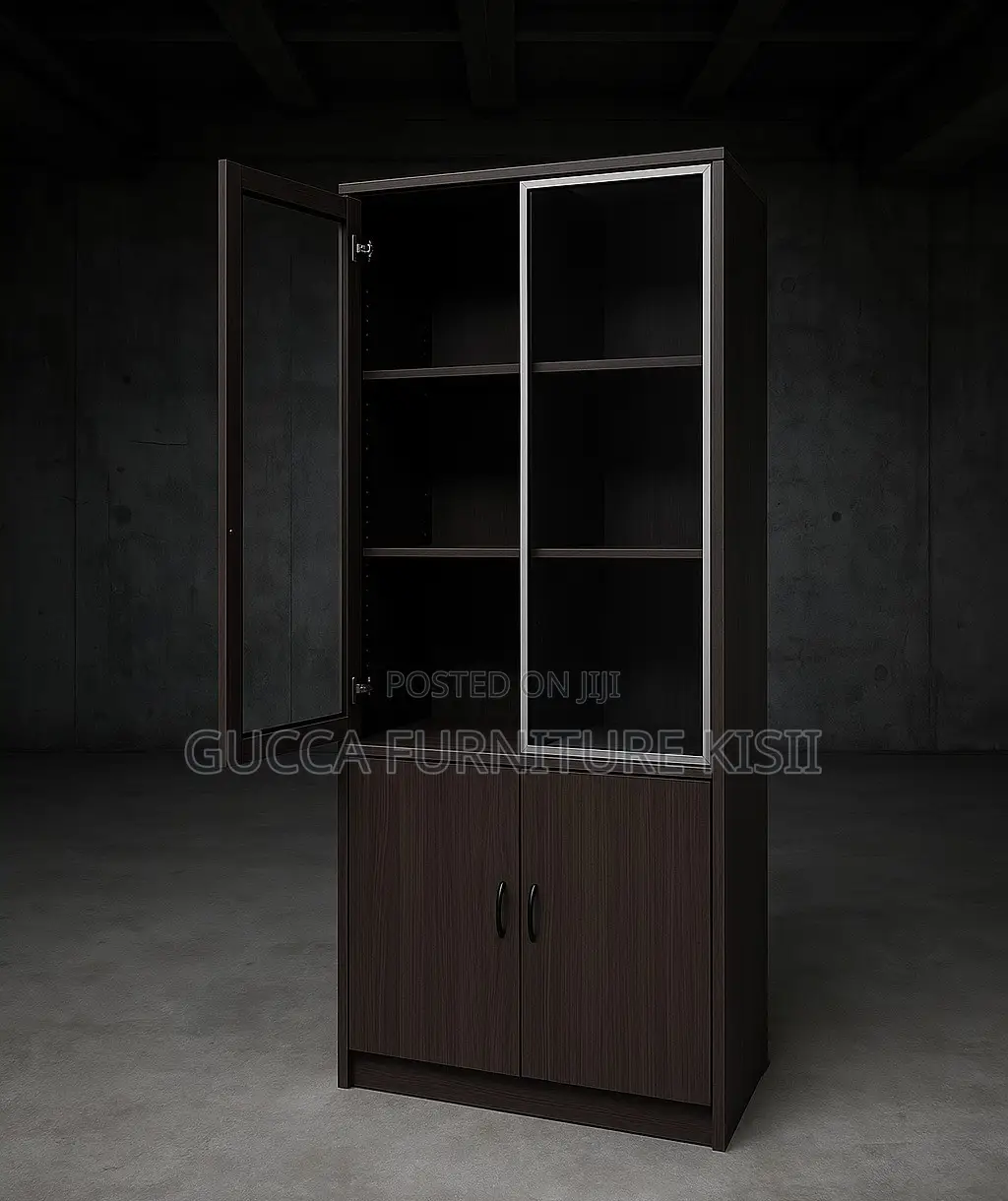 Two Door Wooden Office Cupboard