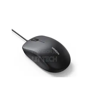 Ugreen MU007 Wired Mouse (90789)–Silent 3-Button USB-A Mouse, 1200 DPI