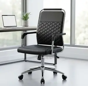 Office Chair : High Back Swivel Leather Chair
