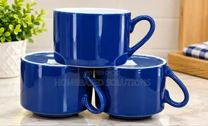 Ceramic Double Colour Cup -6pcs