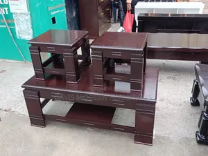 3-Piece Wooden Coffee Table Set
