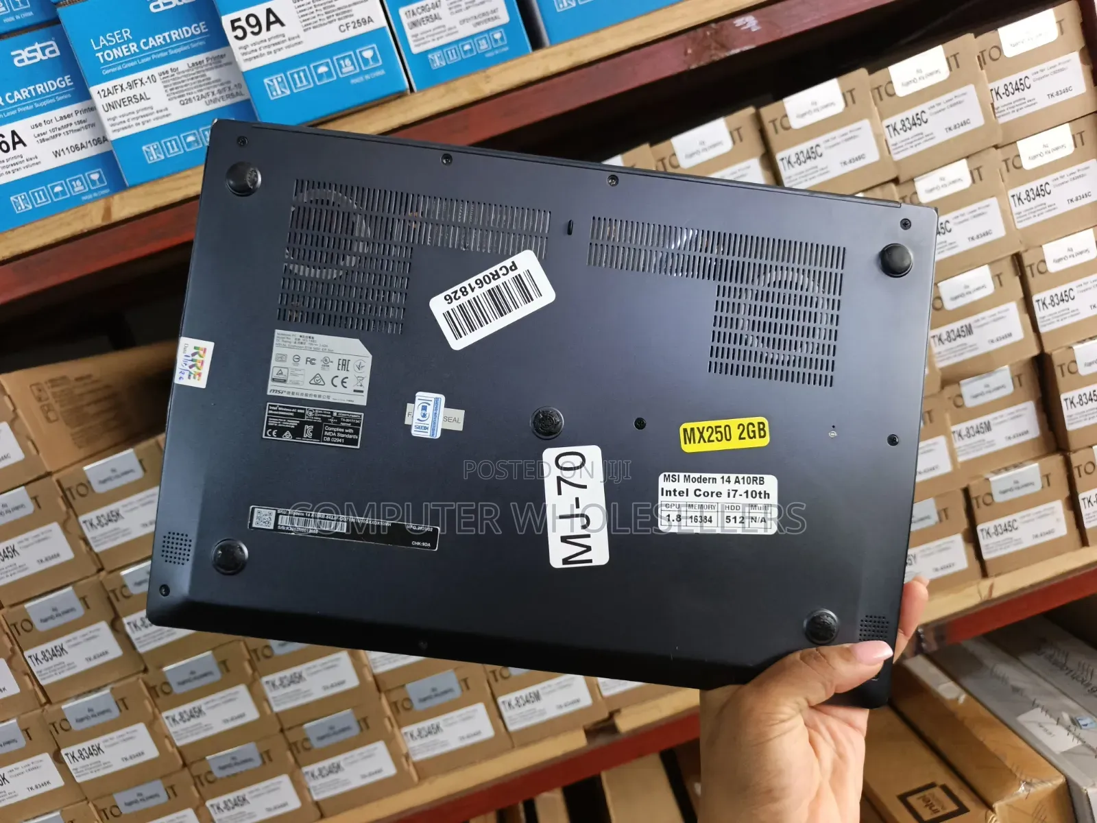 Laptop MSI 16GB Intel Core i7 SSD 512GB