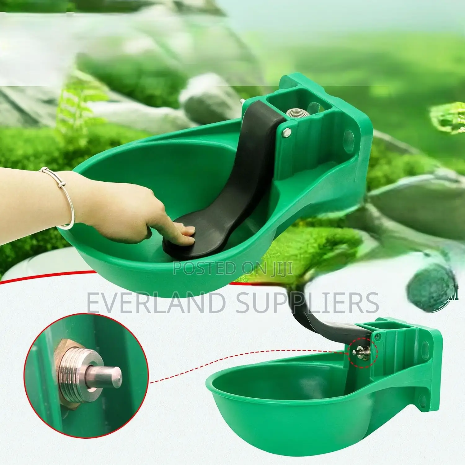Plastic Cow Drinker - Easy-Press Cattle Water Drinker