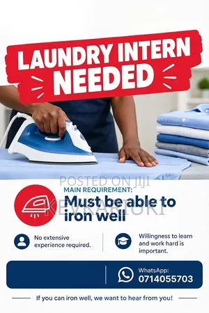 Laundry Attendant Intern