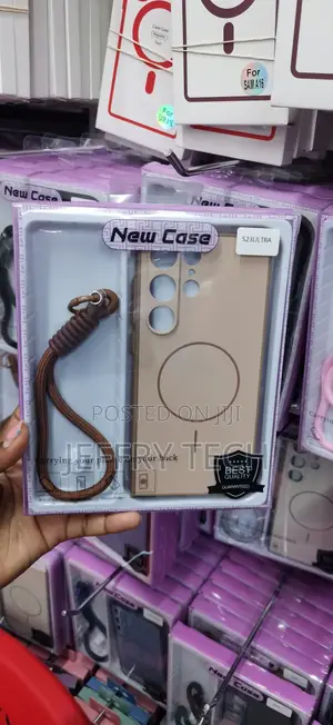 Tan Phone Case Featuring a MagSafe Ring Samsung Galaxy S23 Ultra