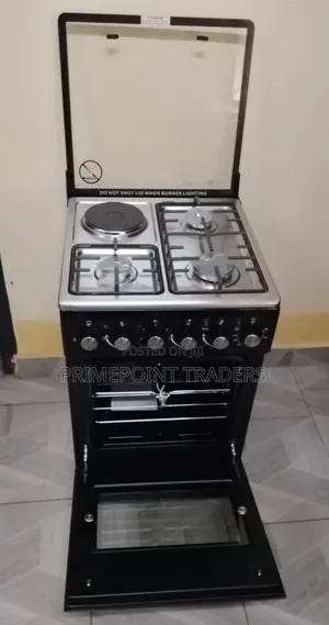 Sarahtech 50×55 3 Gas + 1 Electric Cooker – Rotisserie