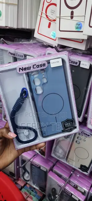 Matte Blue MagSafe-compatible Case for the Samsung Galaxy S24 Ultra
