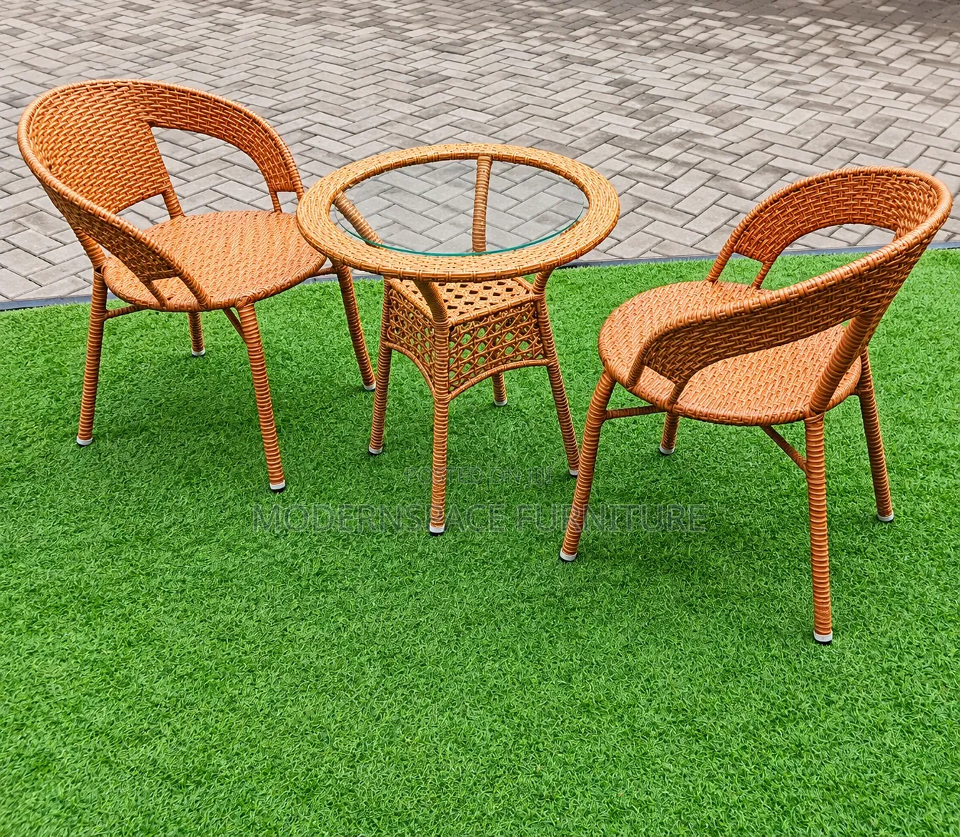 Outdoor Rattan Bistro Set