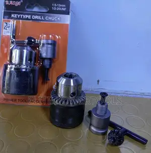 13mm Keyed Drill Chuck & Converter