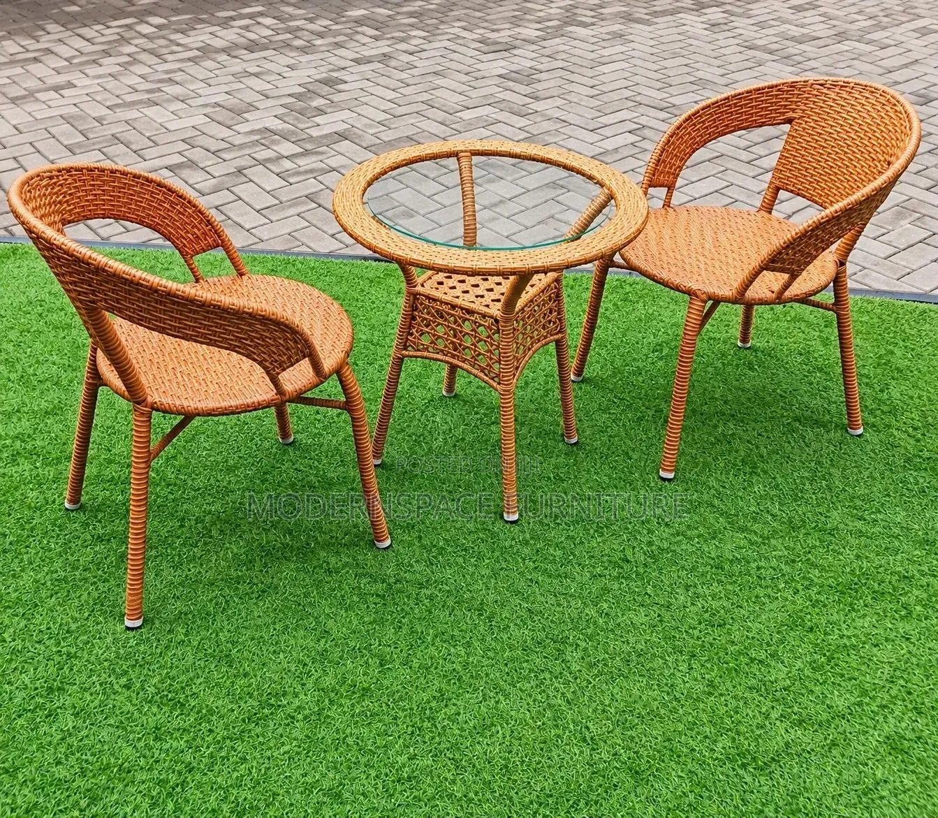 Outdoor Rattan Bistro Set