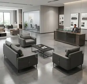 5Seater Executive Office Leather Sofa:Executive Reception Leather Sofa
