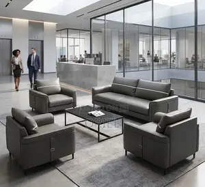 5Seater Executive Office Leather Sofa:Executive Reception Leather Sofa