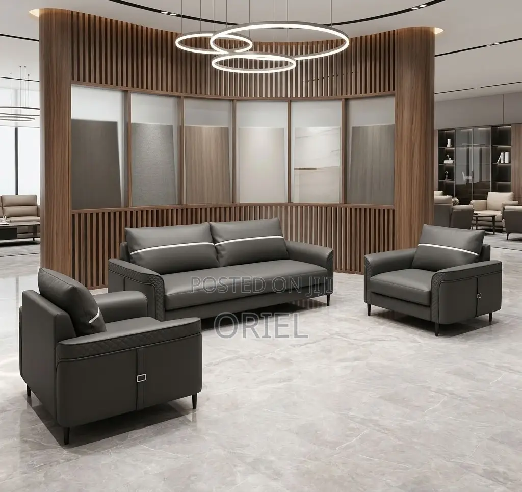 5Seater Executive Office Leather Sofa:Executive Reception Leather Sofa