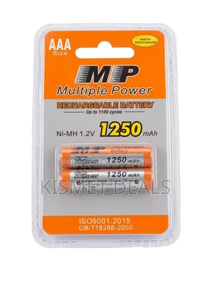 MP 1250 AAA Rechargeable Battery