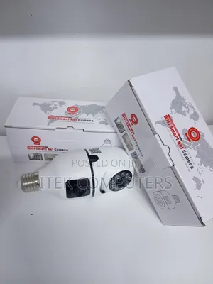 V380 Dual Lens Bulb Camera for Smart Home Security Monitoring