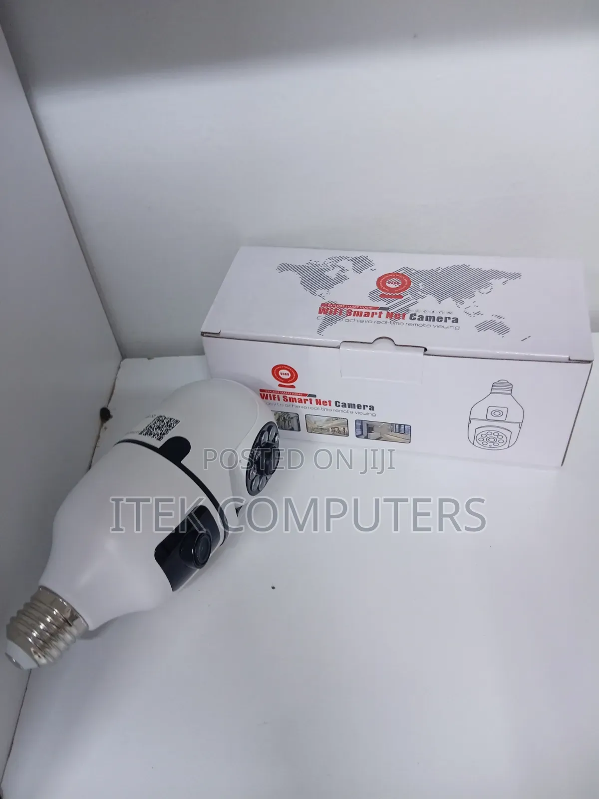 V380 Dual Lens Bulb Camera for Nighttime Home Protection
