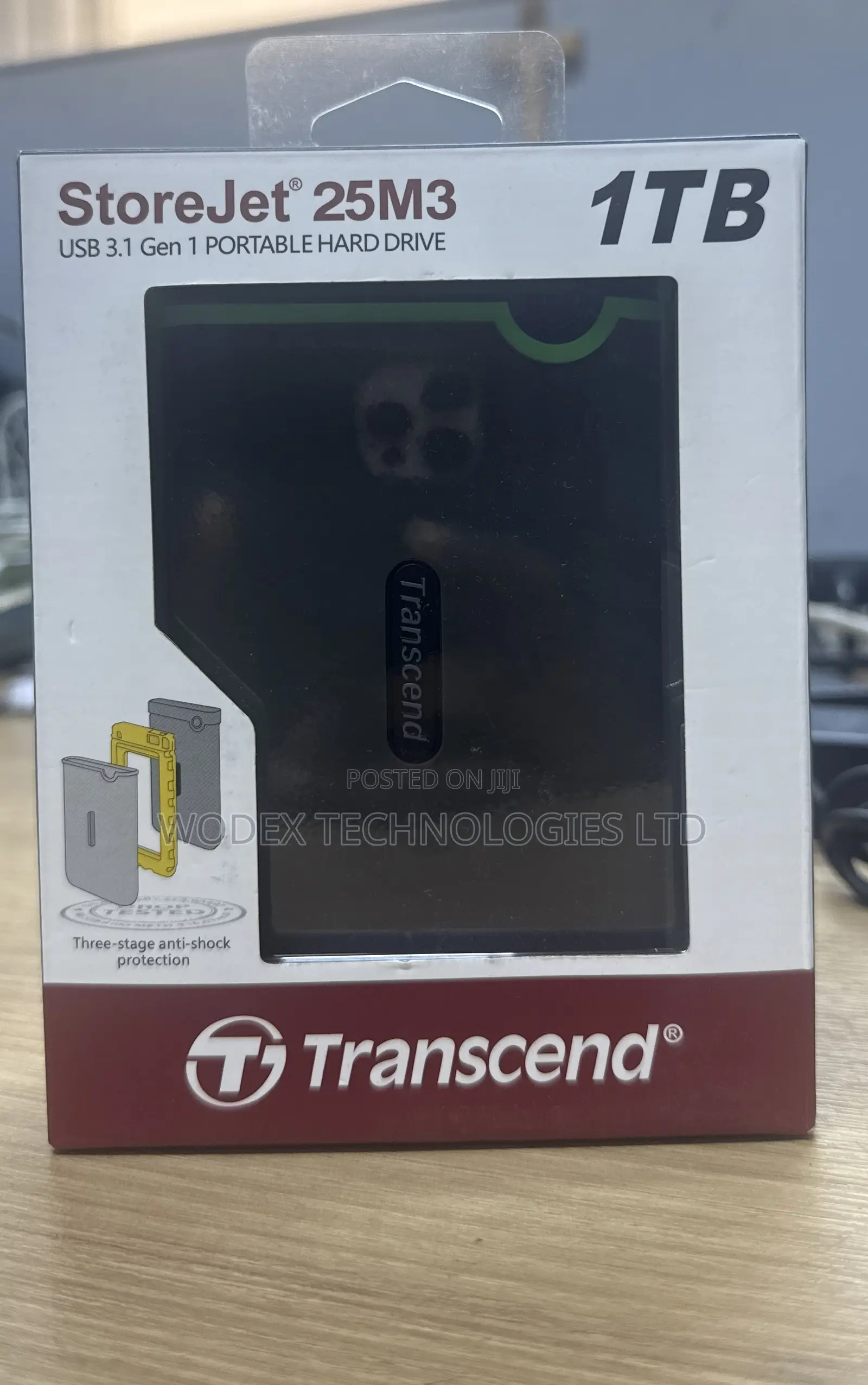 Transcend StoreJet 25M3 1TB Portable Hard Drive