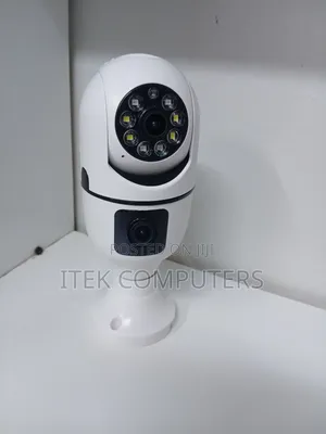V380 Dual Lens Bulb Camera for Entrance and Doorway Security