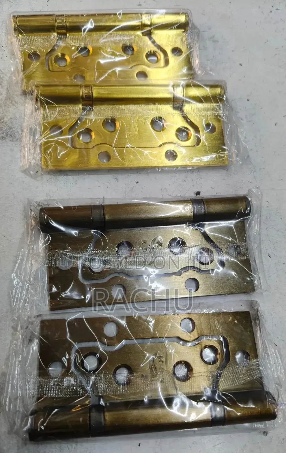Butterfly Hinges Gold / Coffee