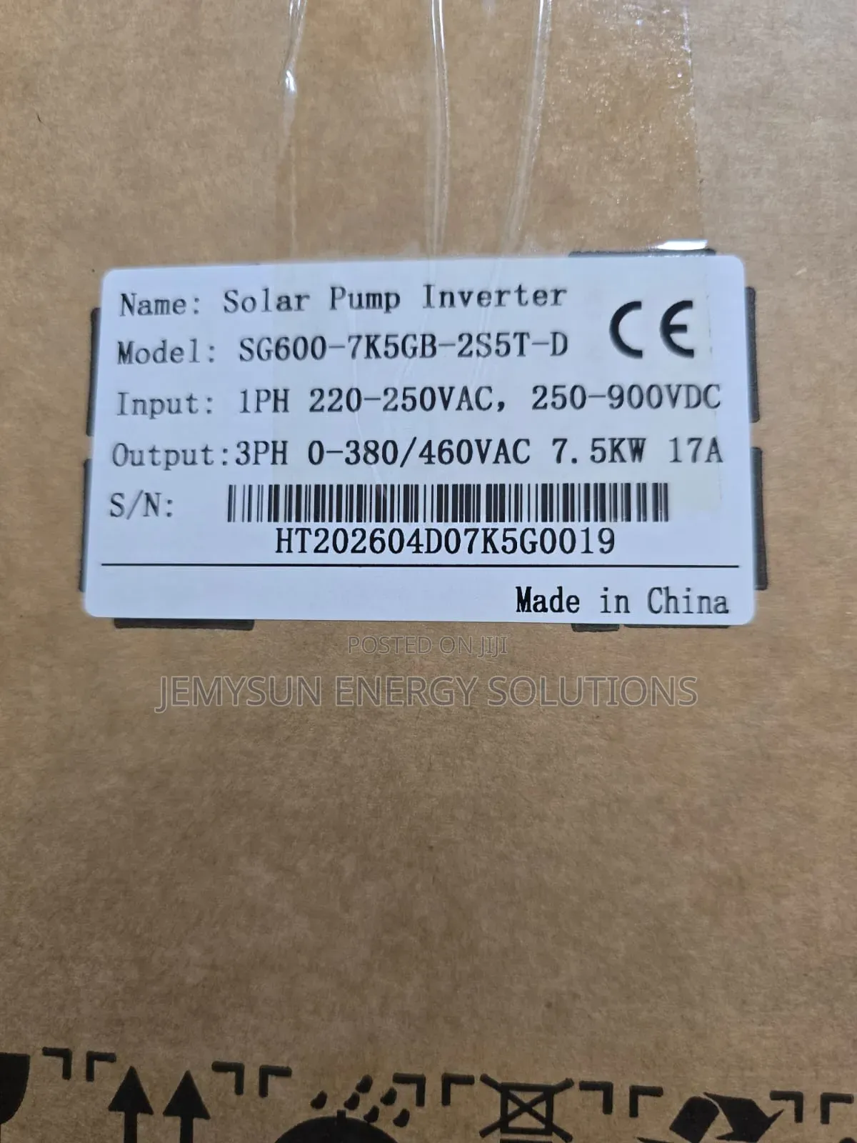 7.5kw Sg600 Phase Converter