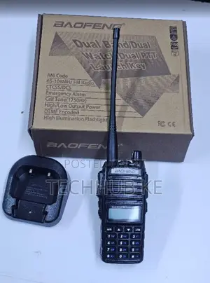 Baofeng UV-82 Walkie Talkie Dual PTT Portable Two Way Radio VhHandheld