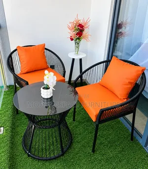 Able Modern Outdoor Chairs & Table Set